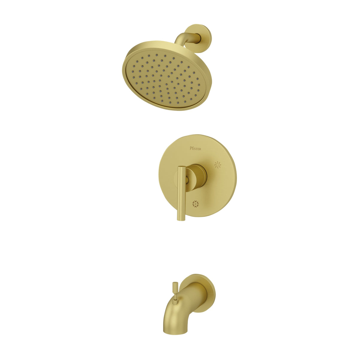 Pfister Contempra 1-Handle Tub & Shower Trim Kit in Brushed Gold