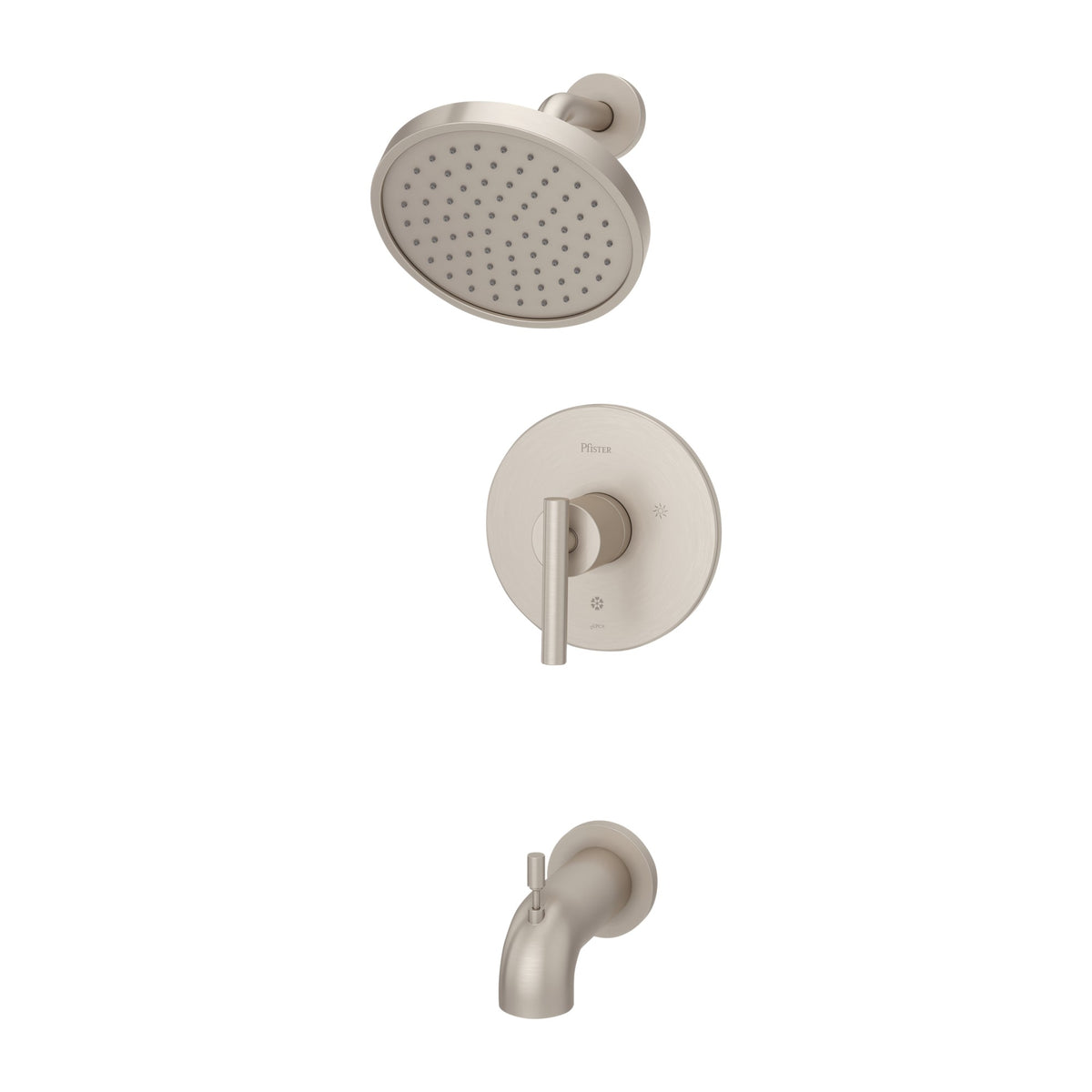 Pfister Contempra 1-Handle Tub & Shower Trim Kit in Brushed Nickel