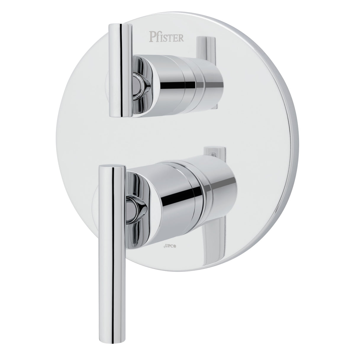 Pfister Contempra Stacked Diverter Trim Kit in Polished Chrome