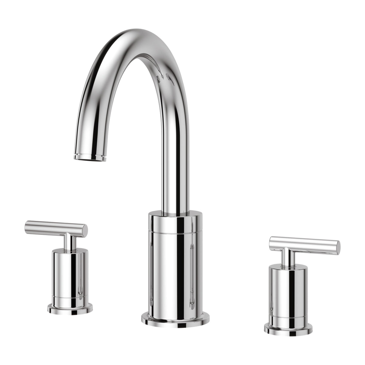 Pfister Contempra 2-Handle Roman Tub Trim Kit in Polished Chrome