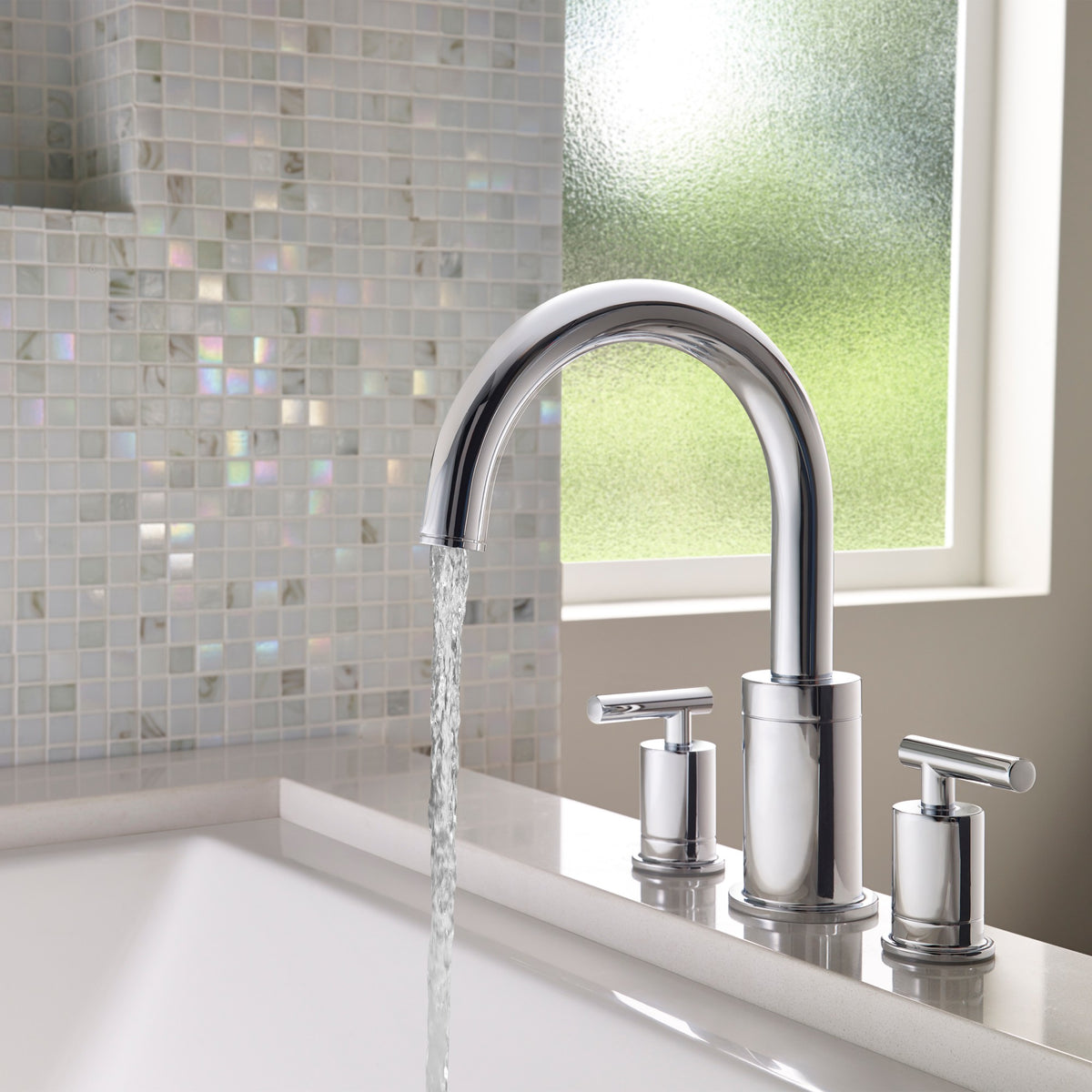 Pfister Contempra 2-Handle Roman Tub Trim Kit in Polished Chrome - view 3