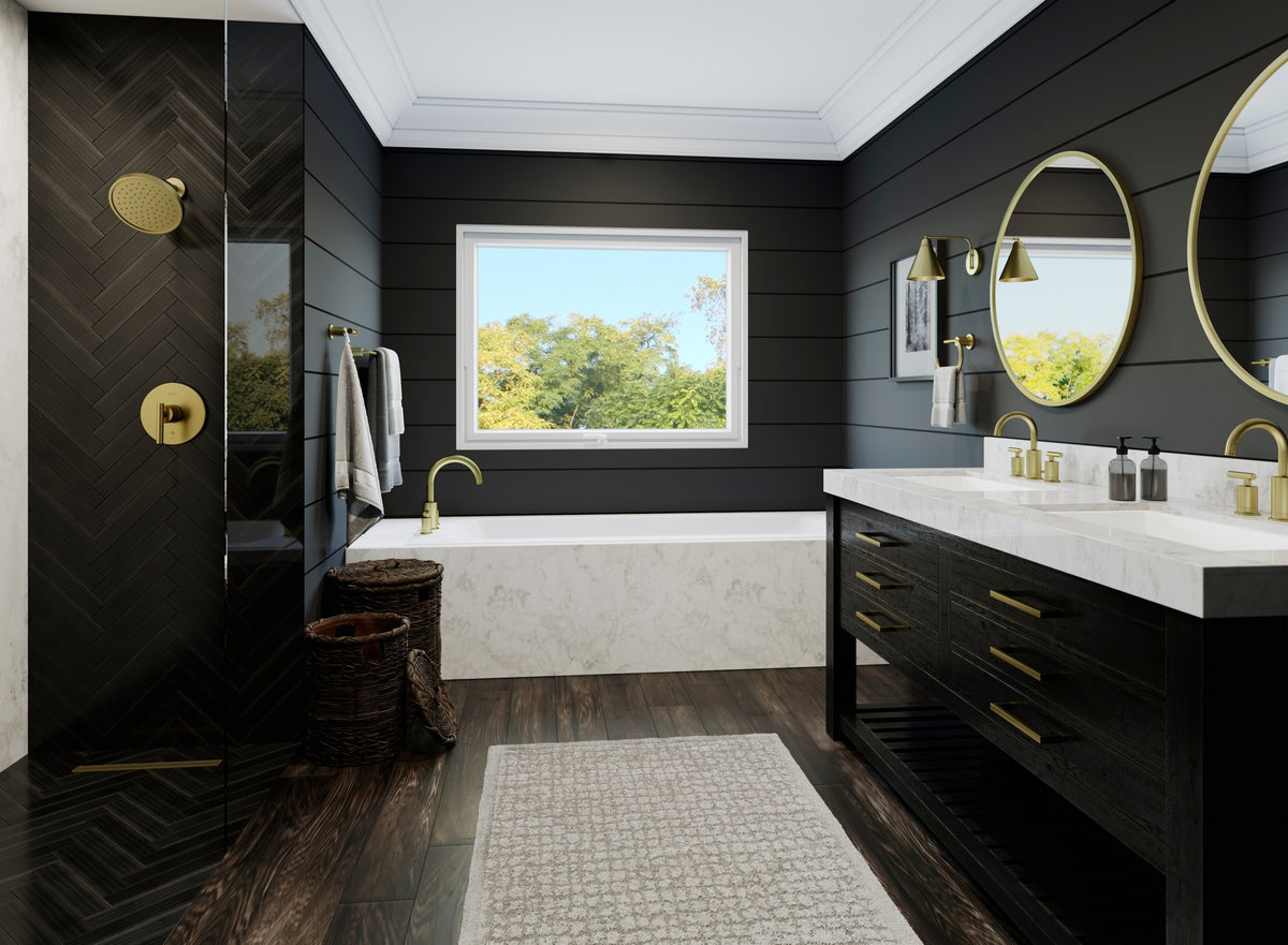 Pfister RT6-5NCBG Brushed Gold - room scene 1