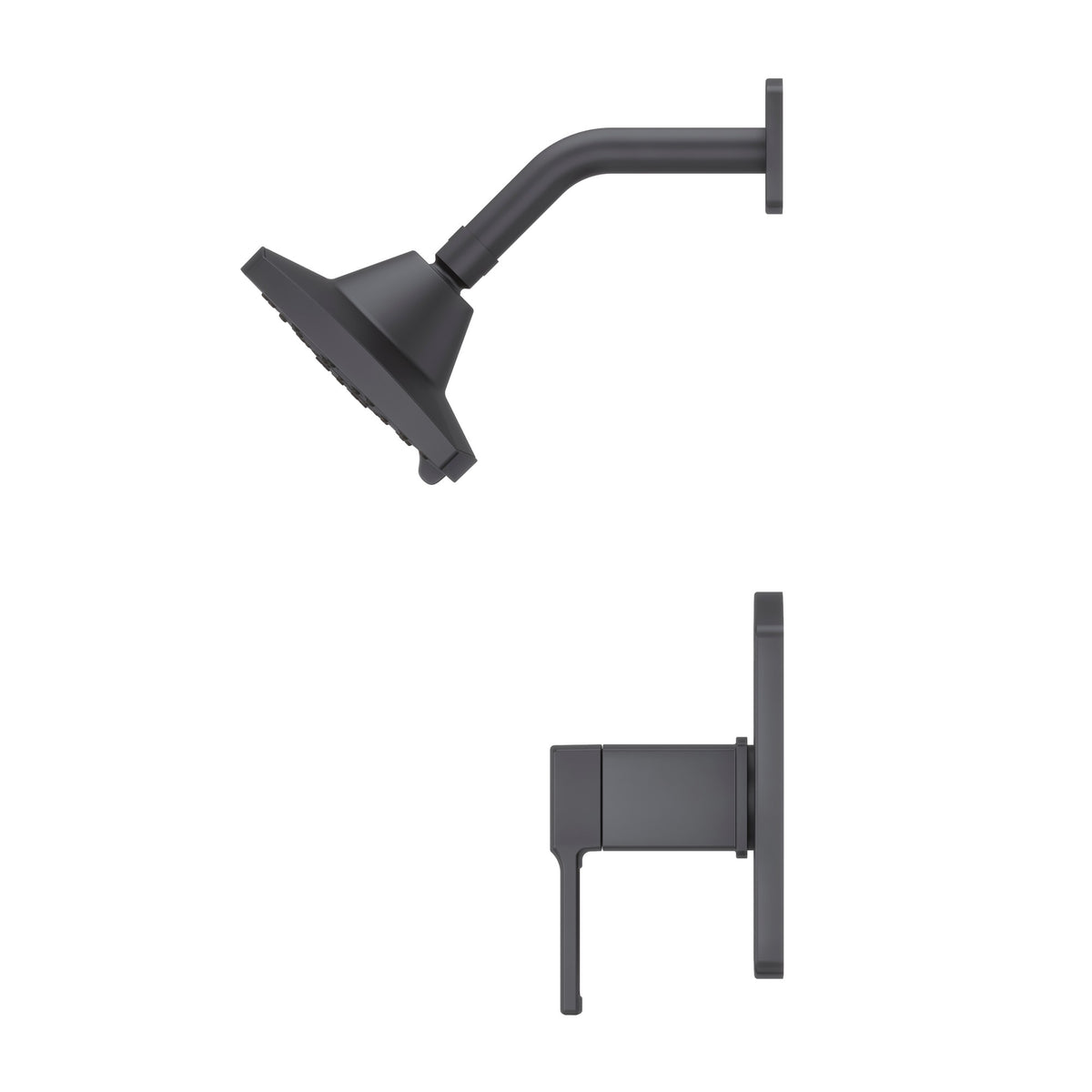 Pfister Deckard 1-Handle Shower Only Trim Kit in Matte Black - view 3