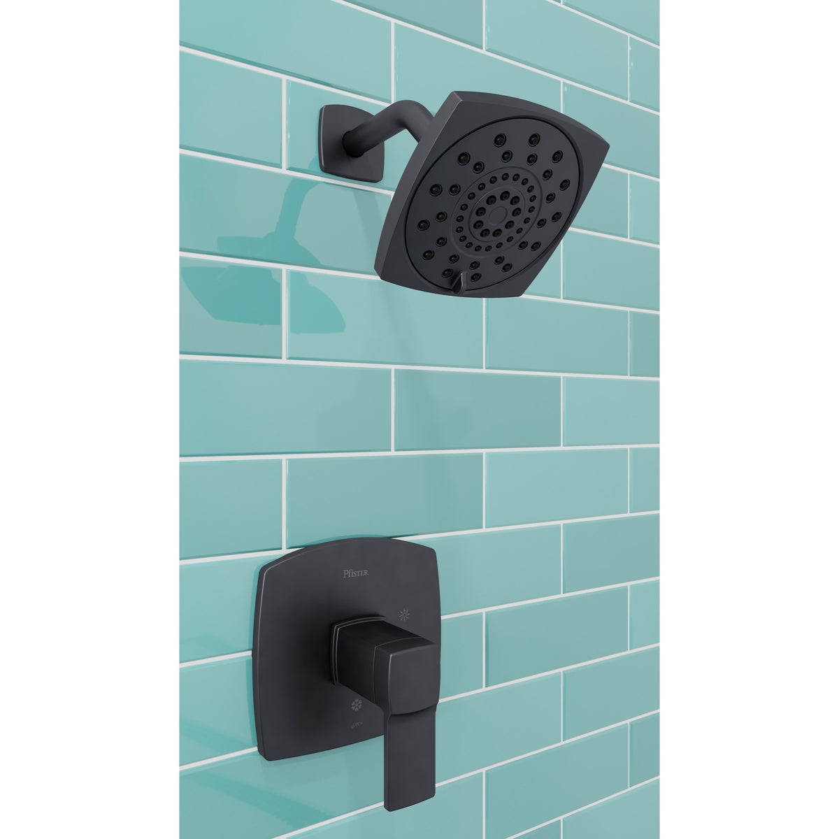 Pfister Deckard 1-Handle Shower Only Trim Kit in Matte Black - view 6