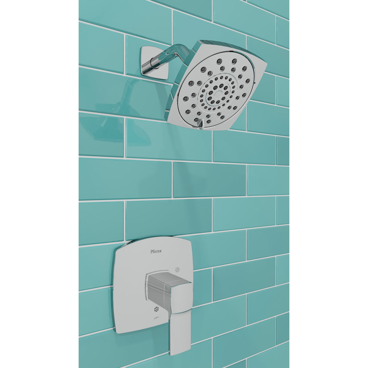 Pfister Deckard 1-Handle Shower Only Trim Kit in Polished Chrome - view 2