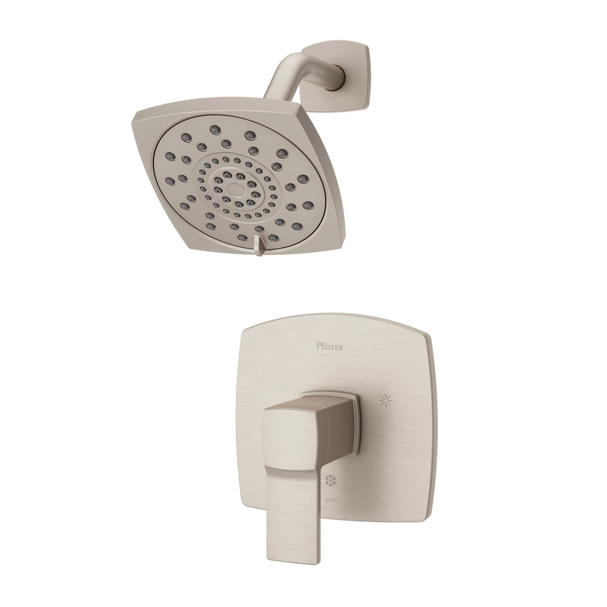 Pfister Deckard 1-Handle Shower Only Trim Kit in Brushed Nickel