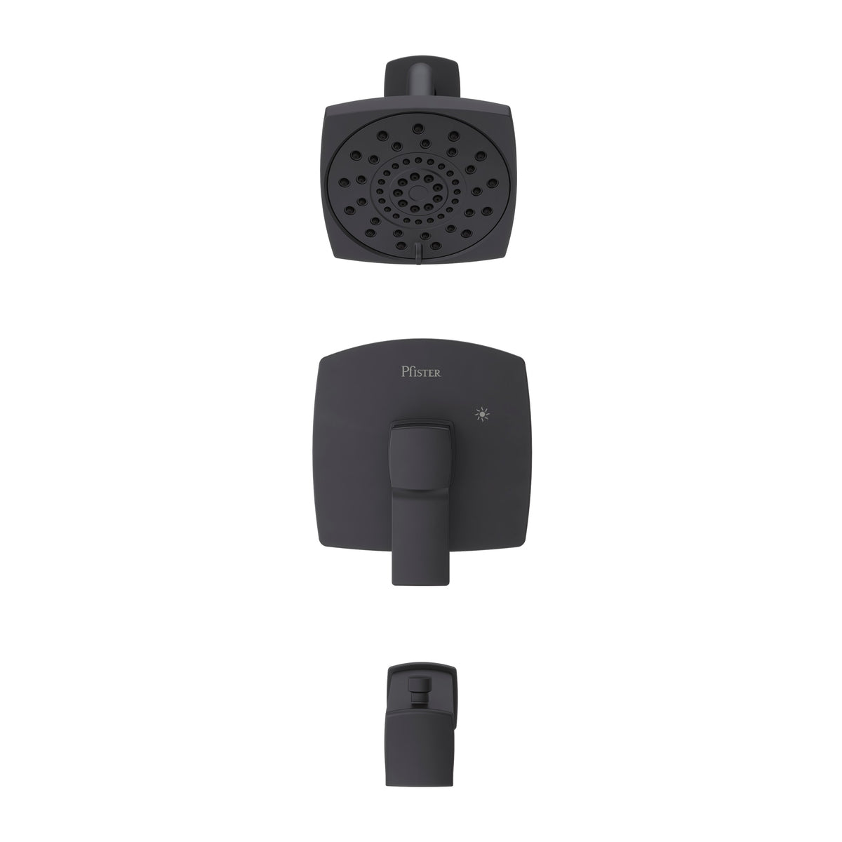 Pfister Deckard 1-Handle Tub & Shower Trim Kit in Matte Black - view 5