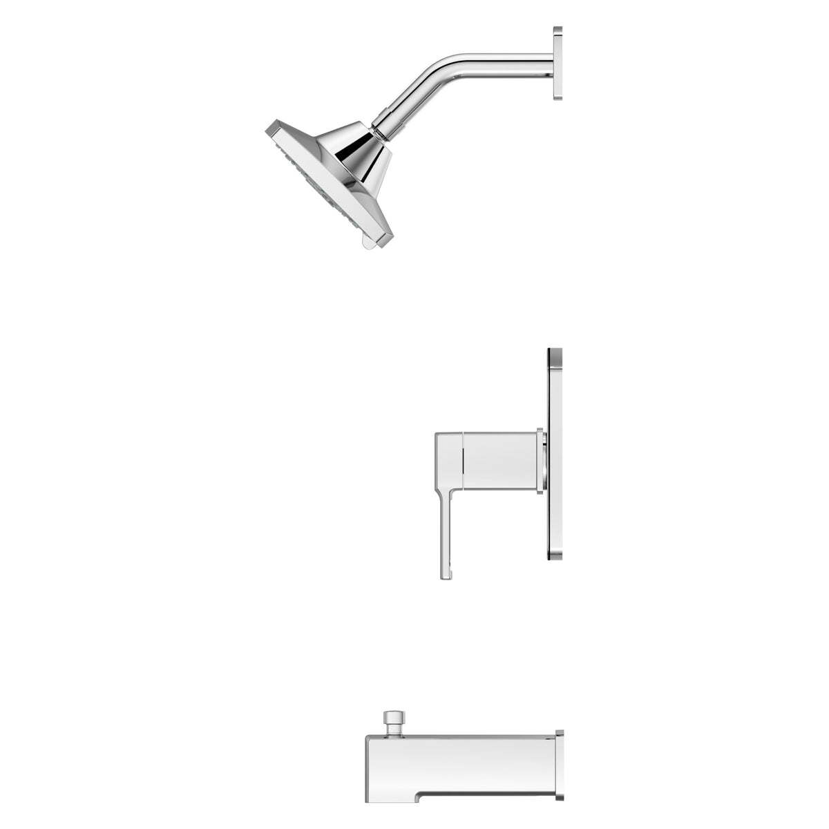 Pfister Deckard 1-Handle Tub & Shower Trim Kit in Polished Chrome - view 3