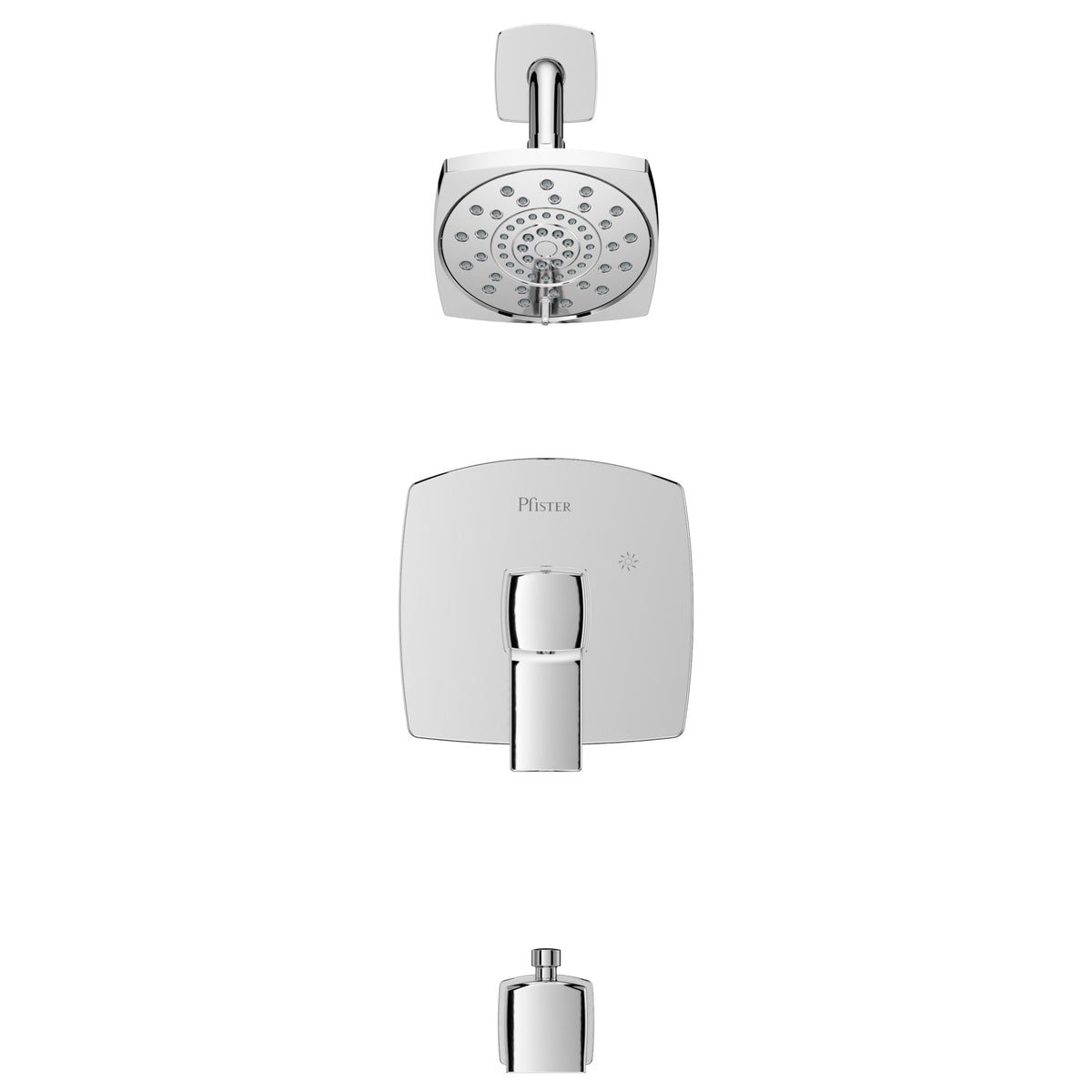 Pfister Deckard 1-Handle Tub & Shower Trim Kit in Polished Chrome - view 5