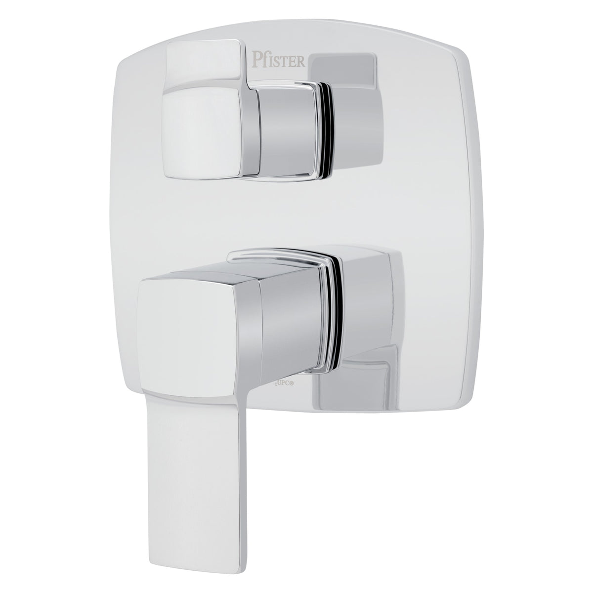 Pfister Deckard Stacked Diverter Trim Kit in Polished Chrome