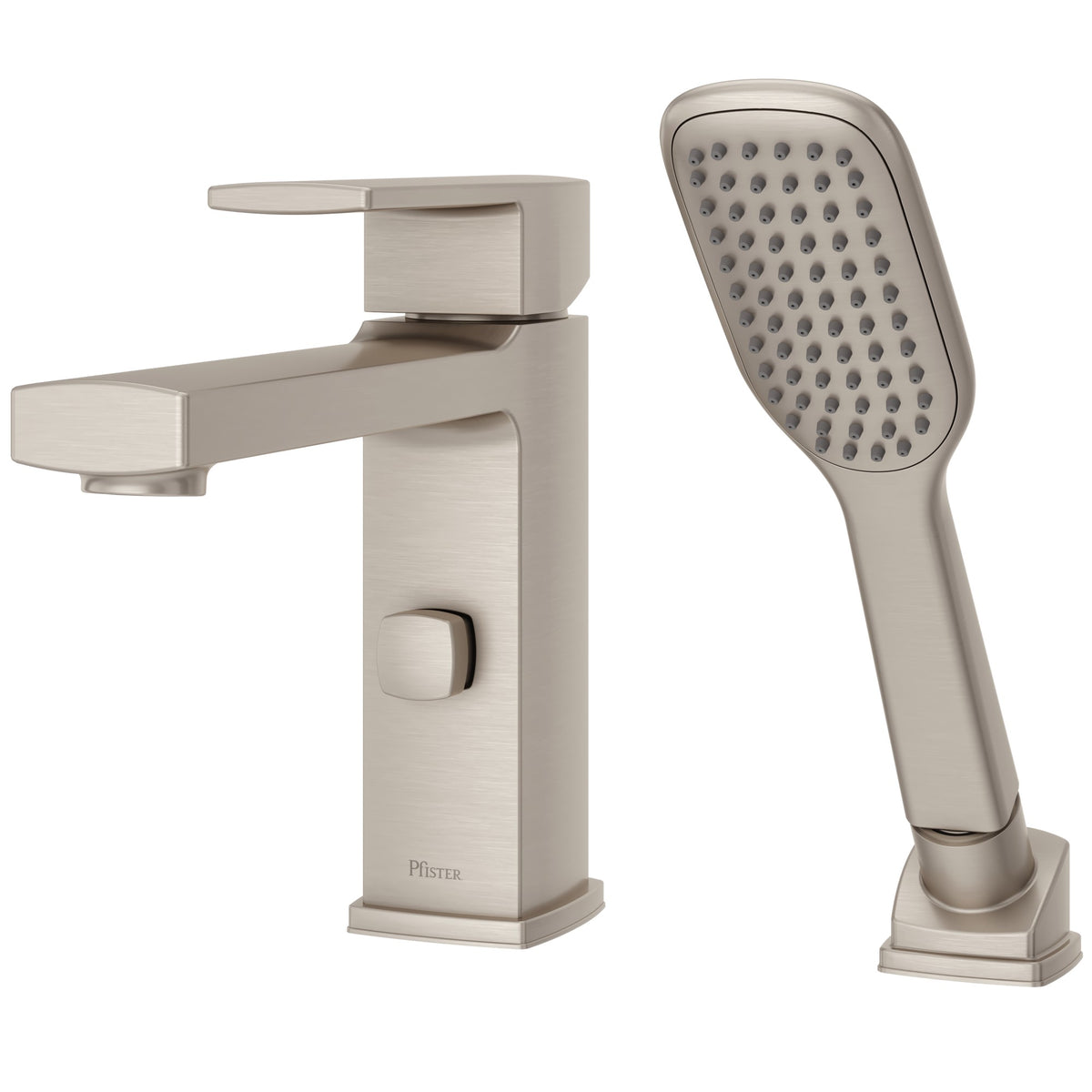 Pfister Deckard 1-Handle Roman Tub in Brushed Nickel