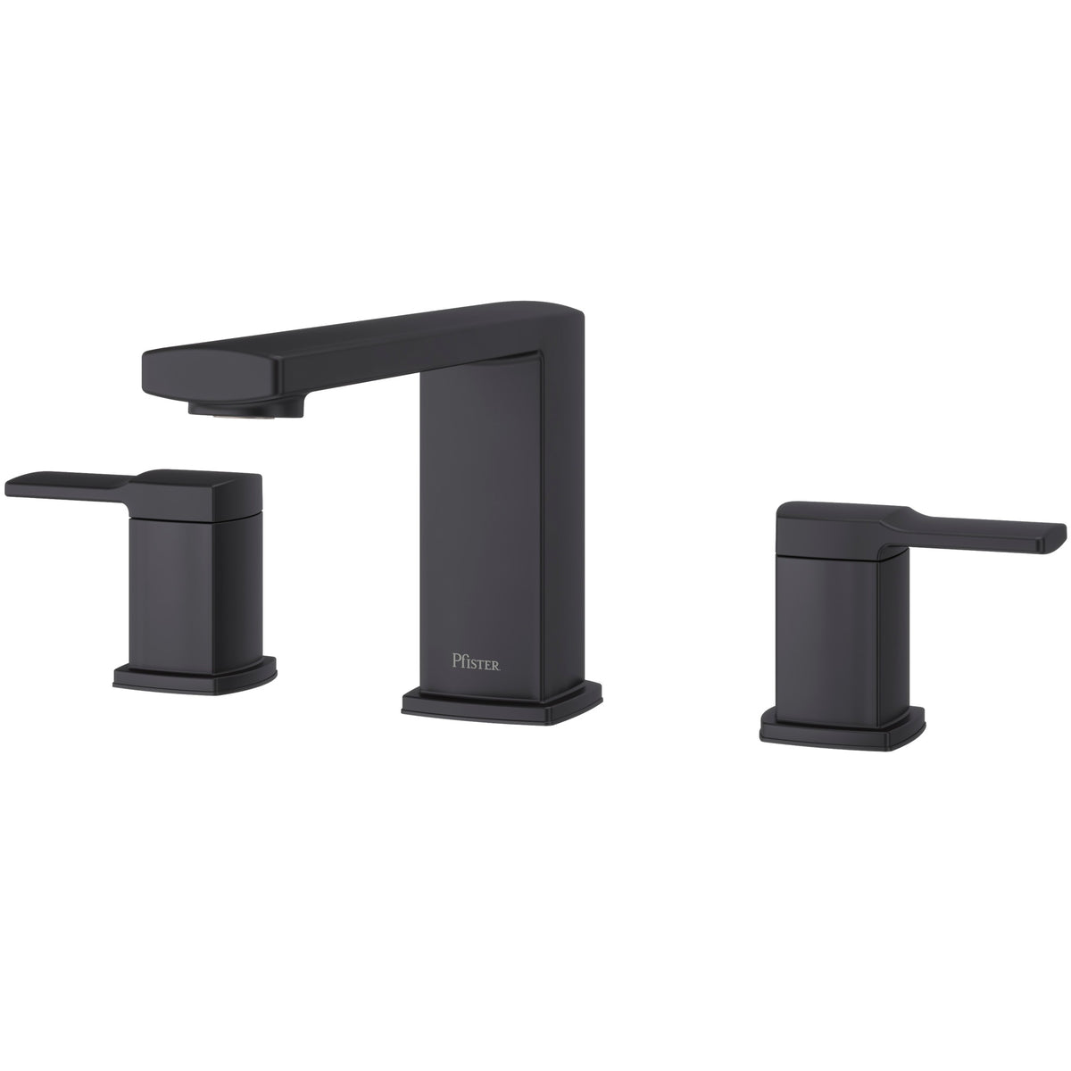Pfister Deckard 2-Handle Roman Tub Trim Kit in Matte Black