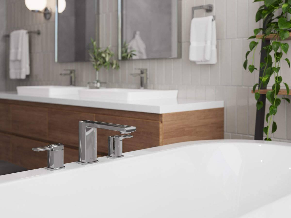 Pfister Deckard 2-Handle Roman Tub Trim Kit in Polished Chrome - view 3
