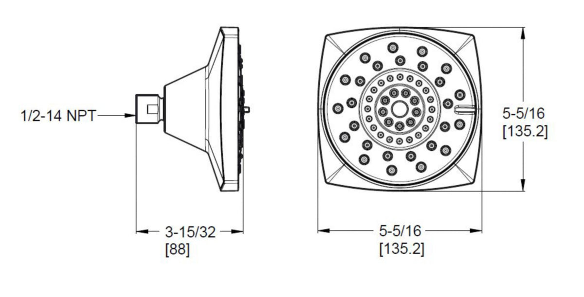 Pfister 973-314 - dimensions