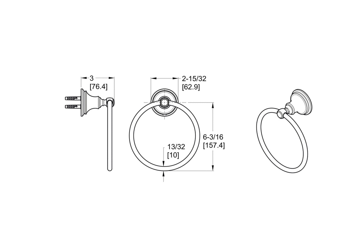 Pfister BRB-TB0 - dimensions
