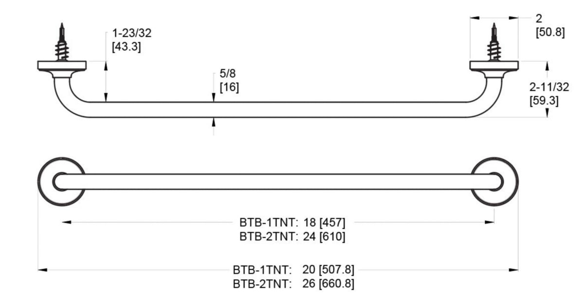 Pfister BTB-1TNT - dimensions