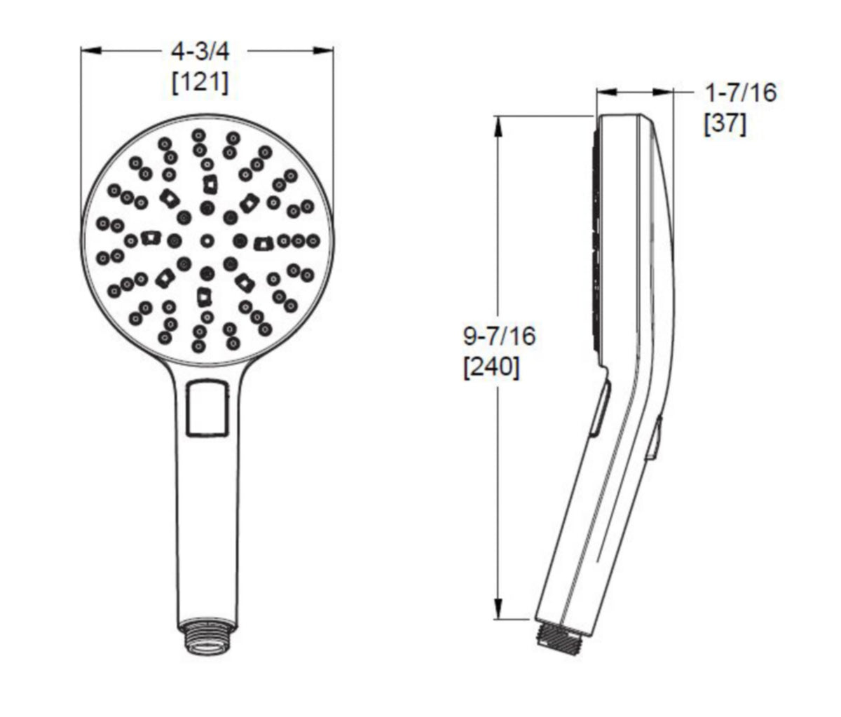 Pfister HSC-03SHW - dimensions