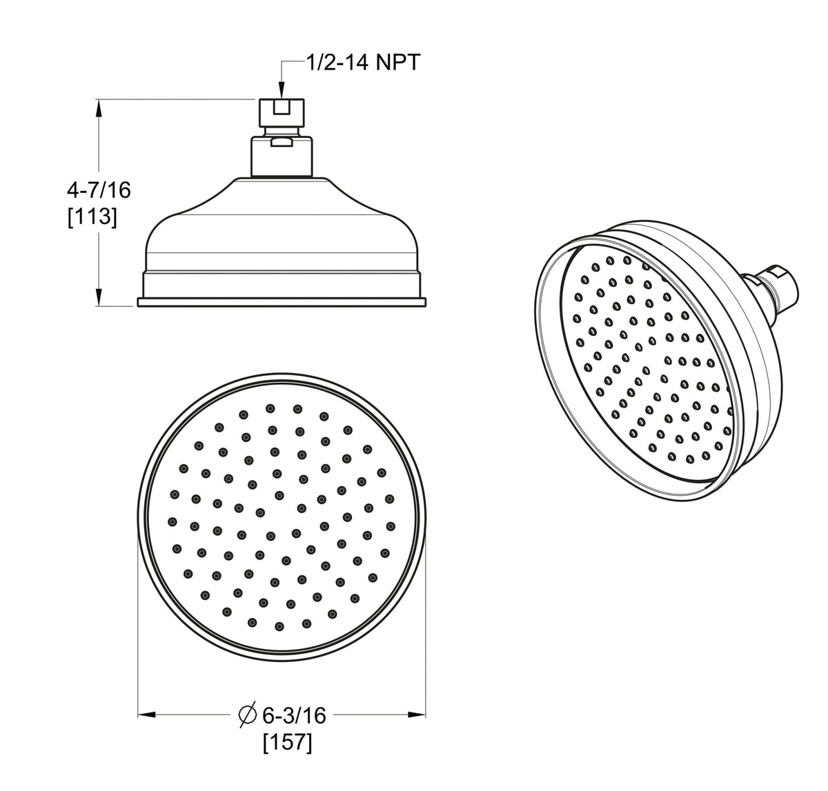 Pfister LG15-TB0 - dimensions