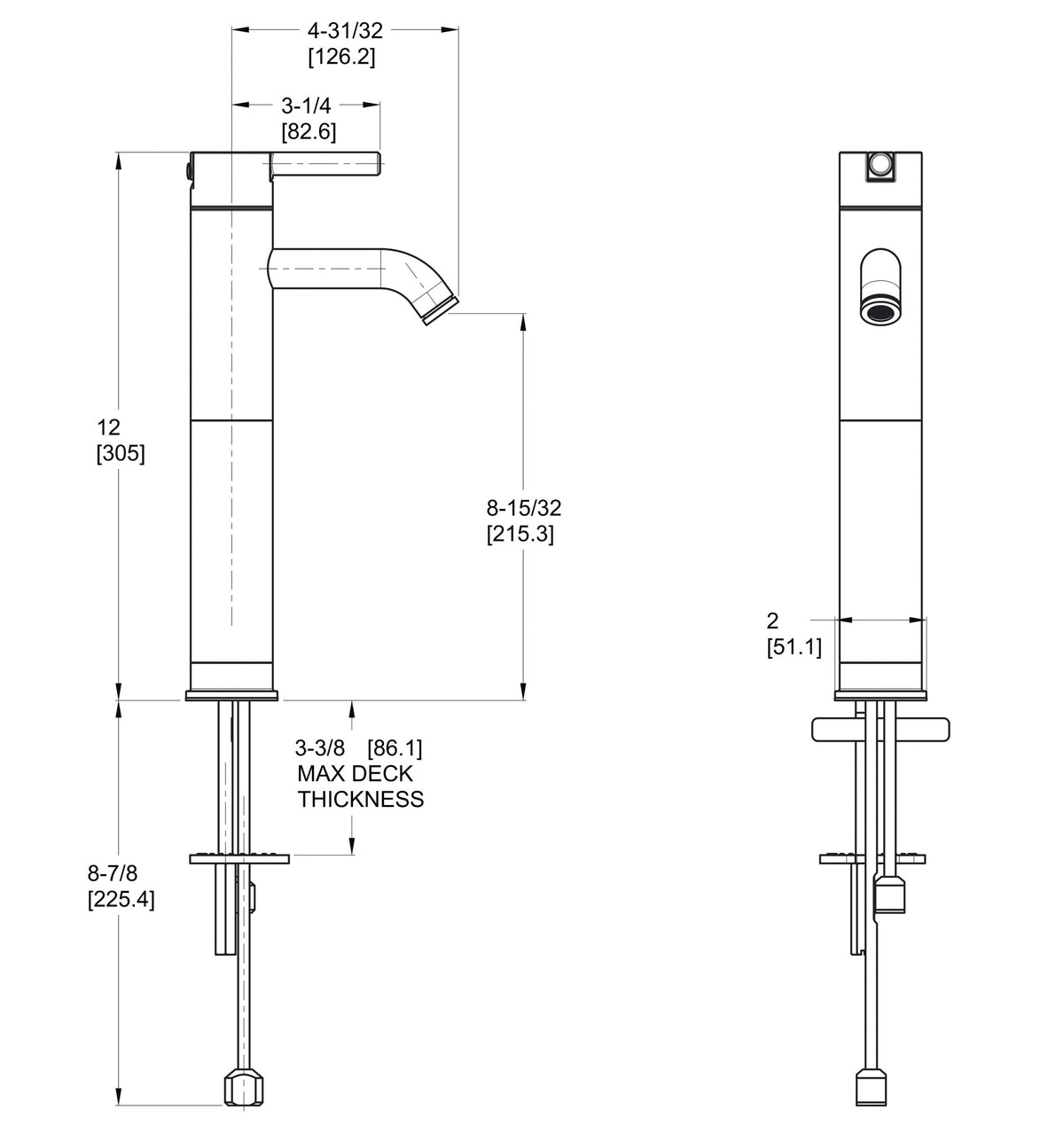 Pfister LG40-N - dimensions