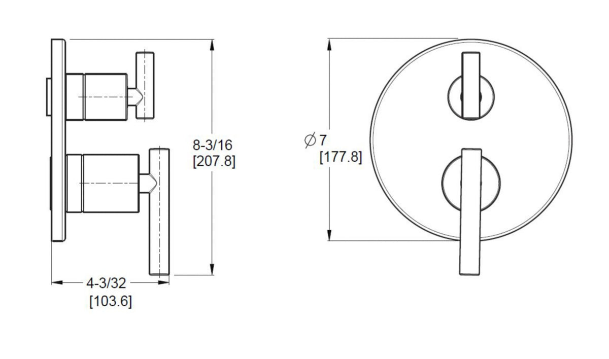 Pfister R89-SNC - dimensions