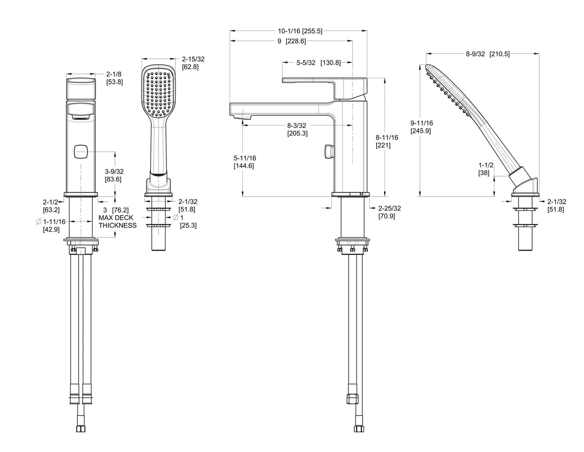Pfister RT6-2DA - dimensions