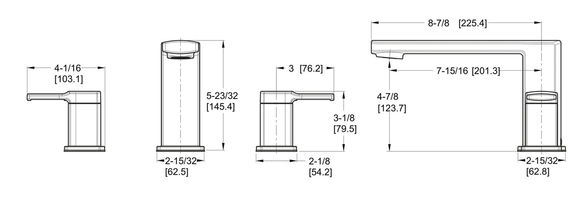 Pfister RT6-5DA - dimensions