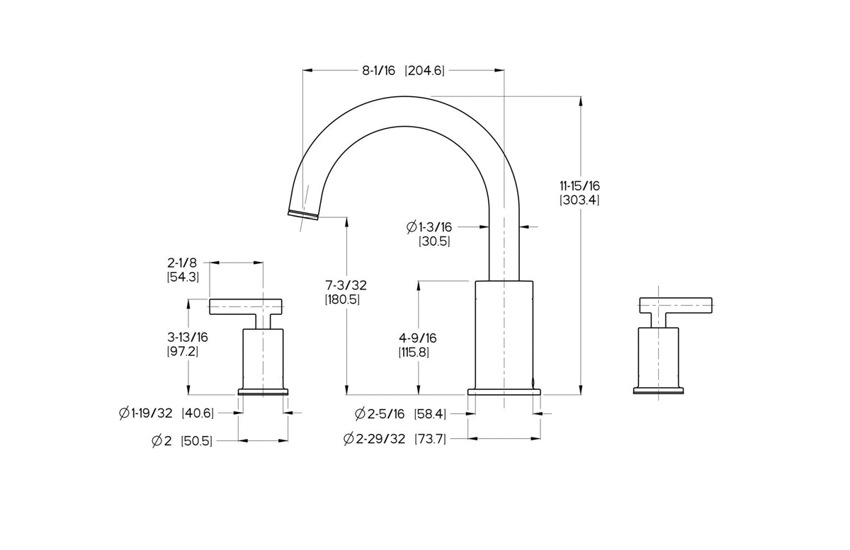 Pfister RT6-5NC - dimensions