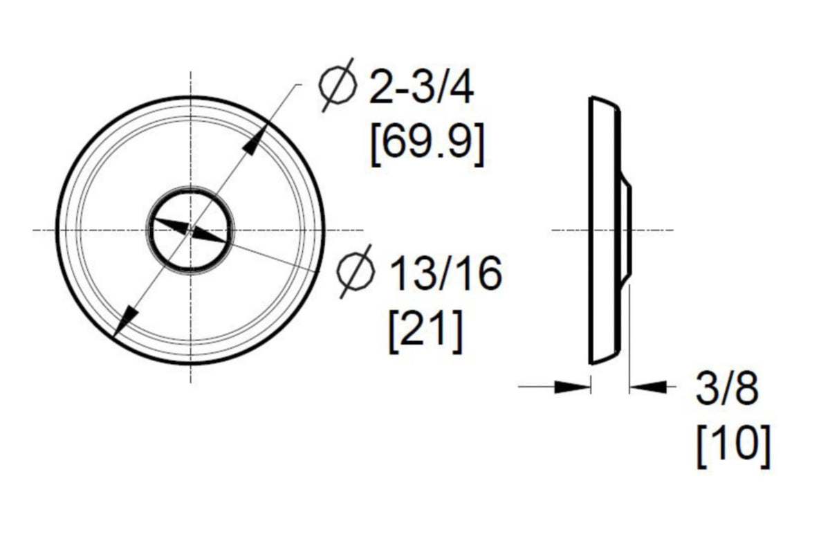 Pfister USC-22SHW - dimensions
