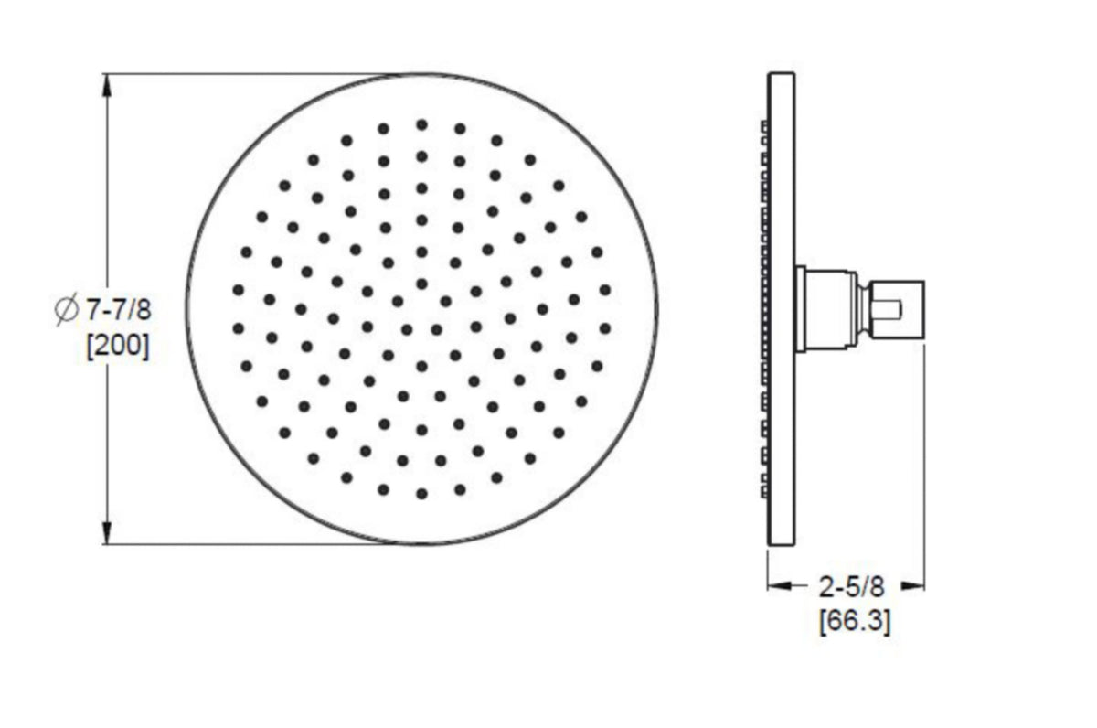 Pfister USH-01SHW - dimensions