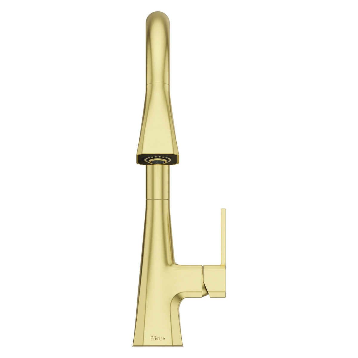 Pfister Frontera 1-Handle Pull-Down Kitchen Faucet in Brushed Gold - view 6
