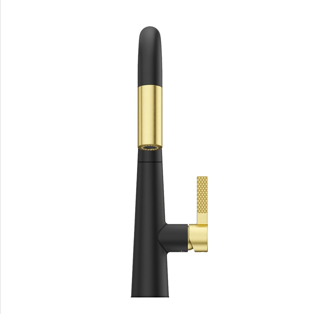 Pfister Asari 1-Handle Pull-Down Kitchen Faucet in Combo-Matte Black and Brushed Gold - view 10