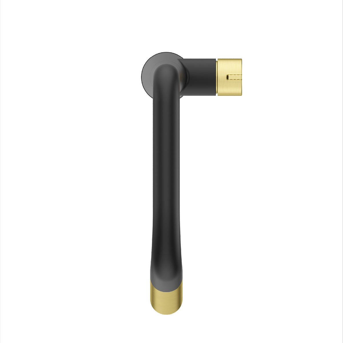 Pfister Asari 1-Handle Pull-Down Kitchen Faucet in Combo-Matte Black and Brushed Gold - view 11