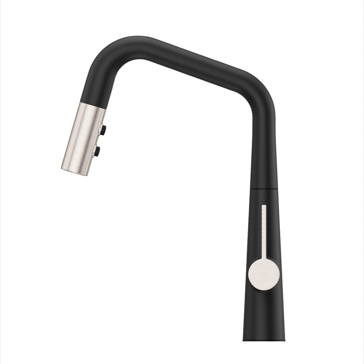 Pfister Asari 1-Handle Pull-Down Kitchen Faucet in Combo-Matte Black and Spot Defense Stainless Steel - view 9