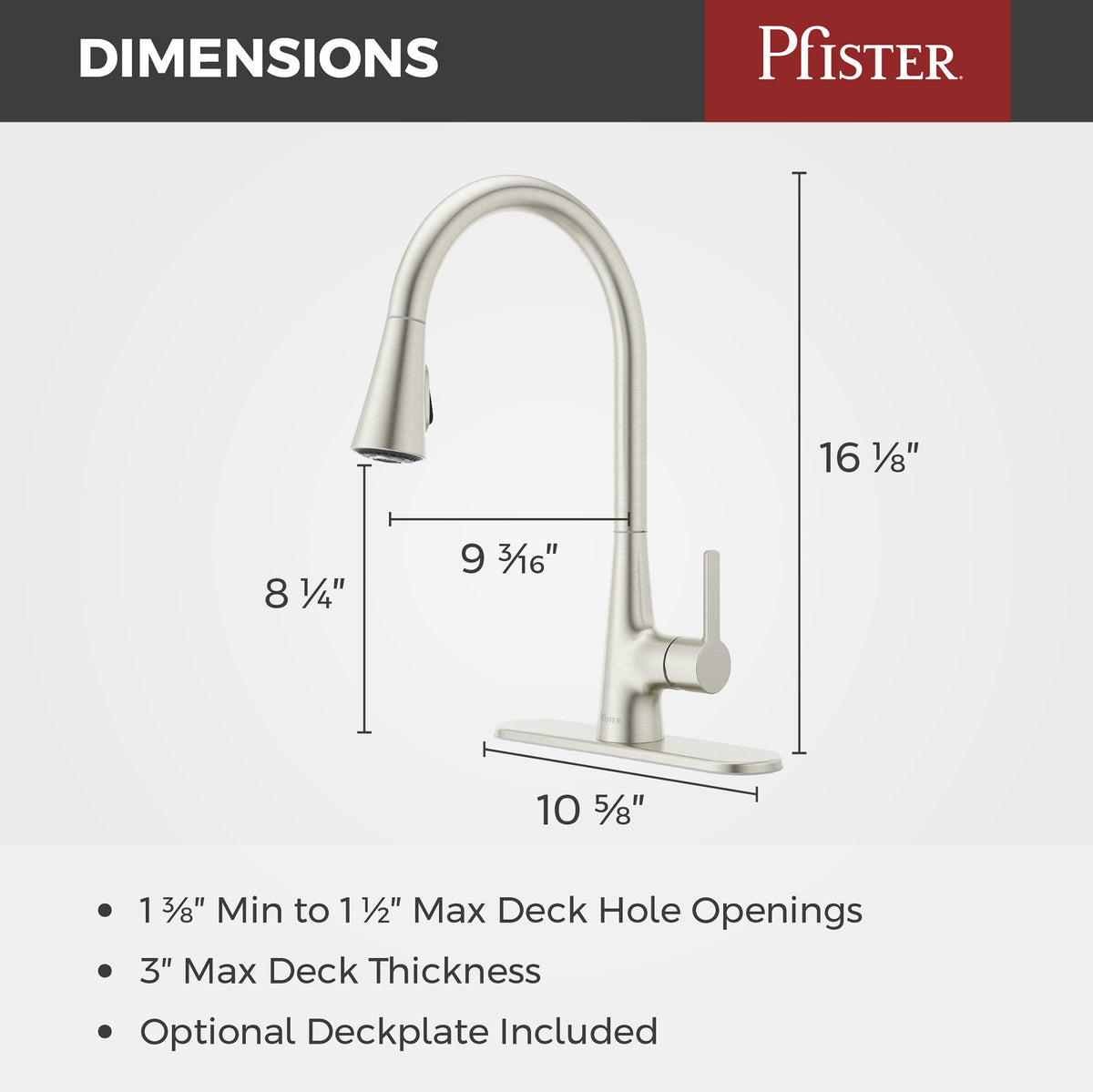 Pfister GT529-PFM2S Stainless Steel - detail 1