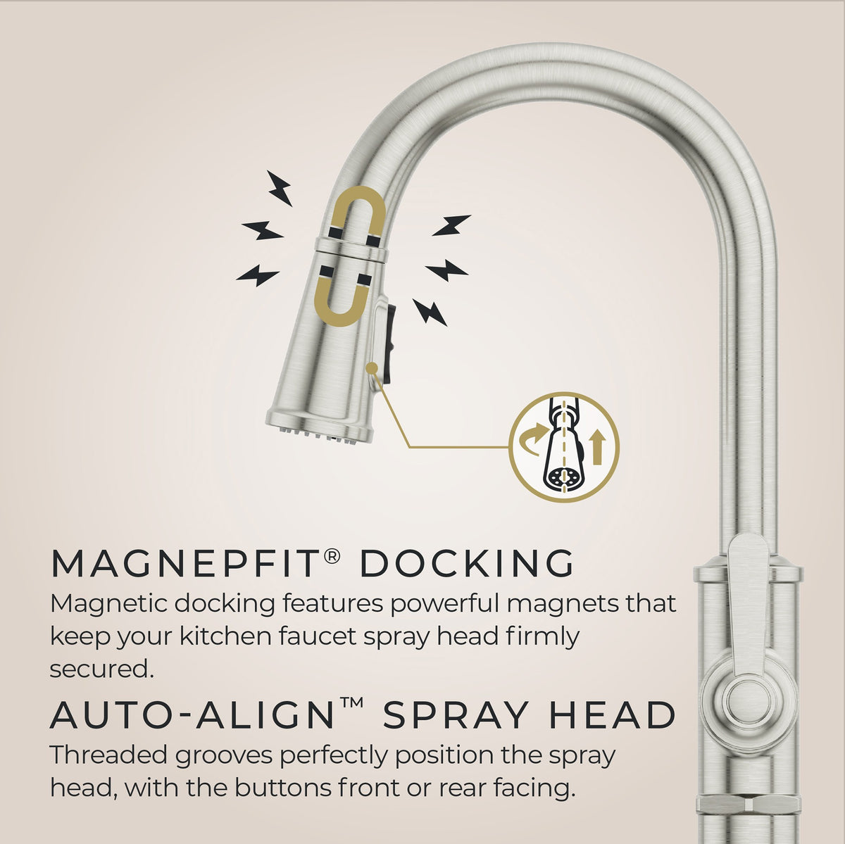Pfister GT529-TDS Stainless Steel - detail 7