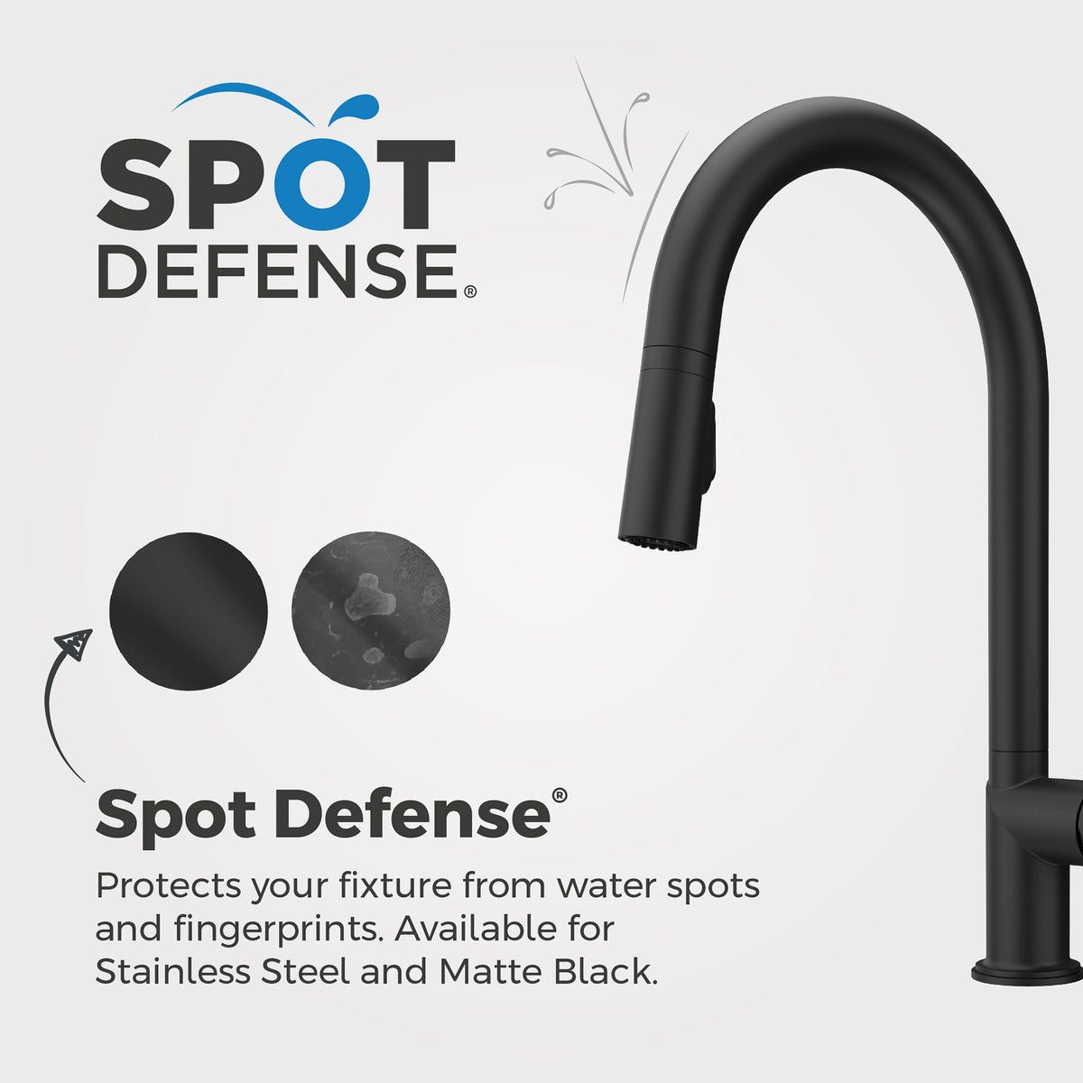 Pfister GT529-TNTSDB Spot Defense Matte Black - detail 3