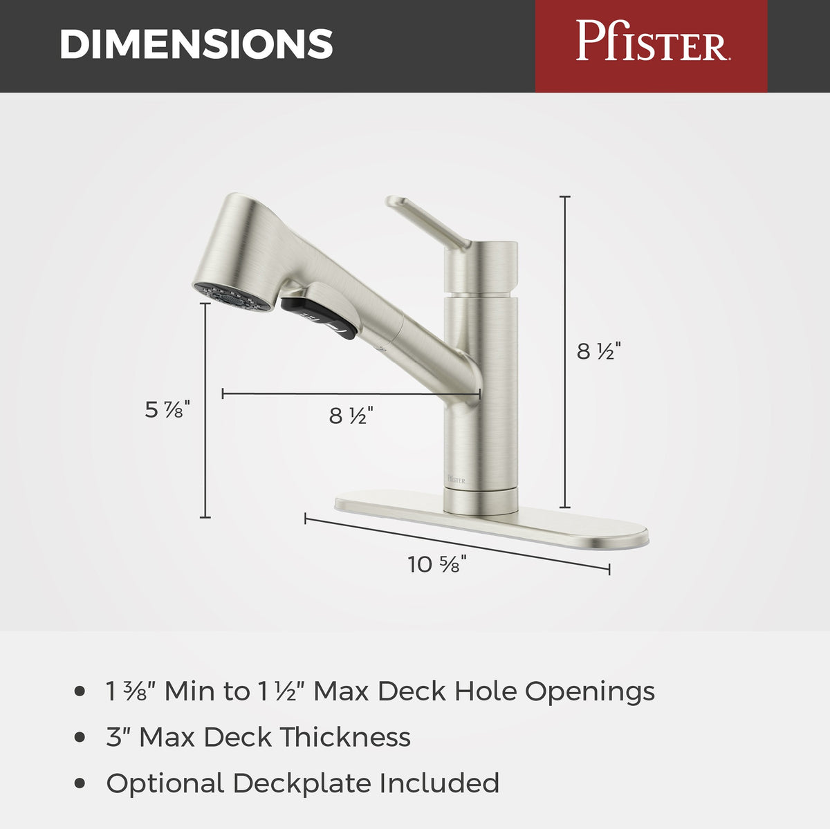 Pfister GT534-PFMS Stainless Steel - detail 3