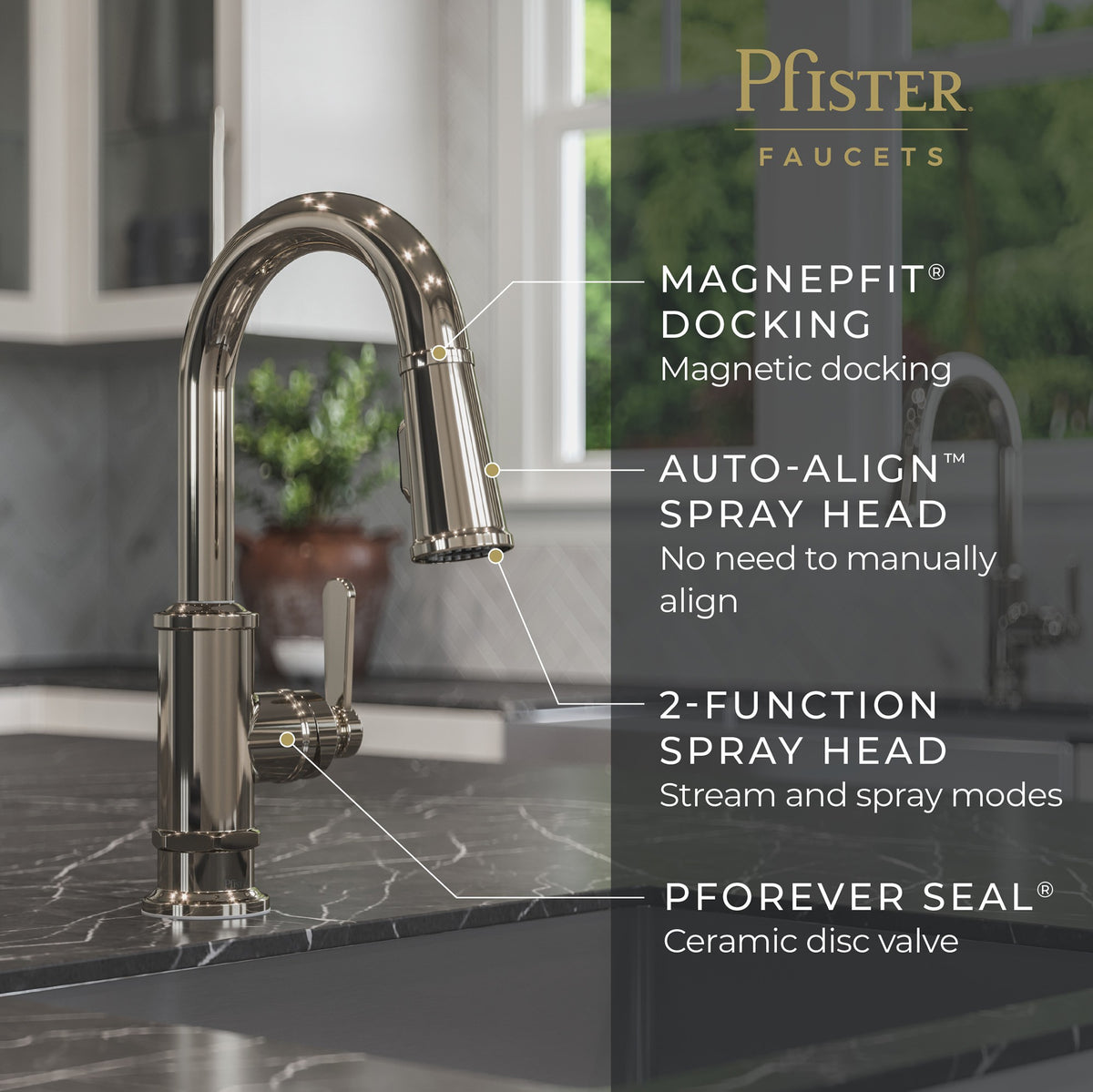 Pfister GT572-TDD Polished Nickel - detail 3