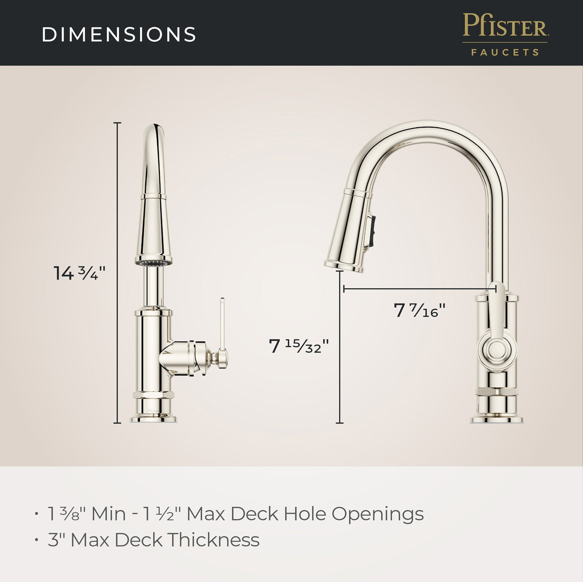 Pfister GT572-TDD Polished Nickel - detail 4