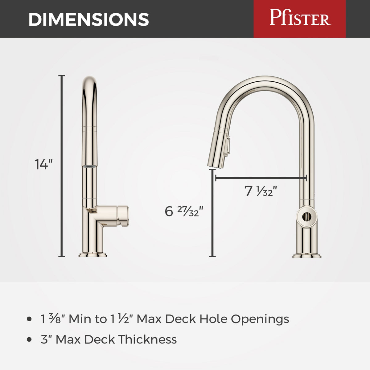 Pfister GT572-TNTD Polished Nickel - detail 3