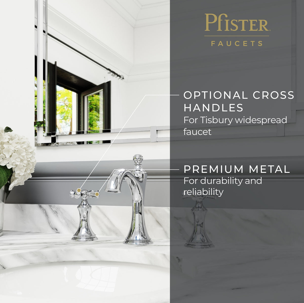 Pfister HHL-049TBC Polished Chrome - detail 3