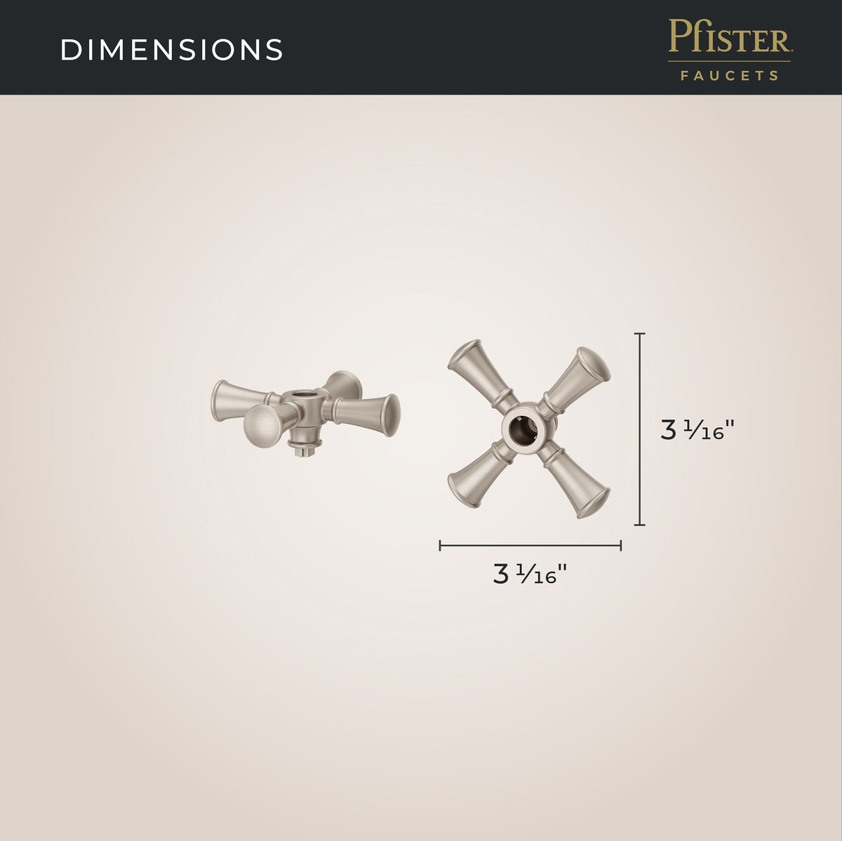 Pfister HHL-049TBK Brushed Nickel - detail 2