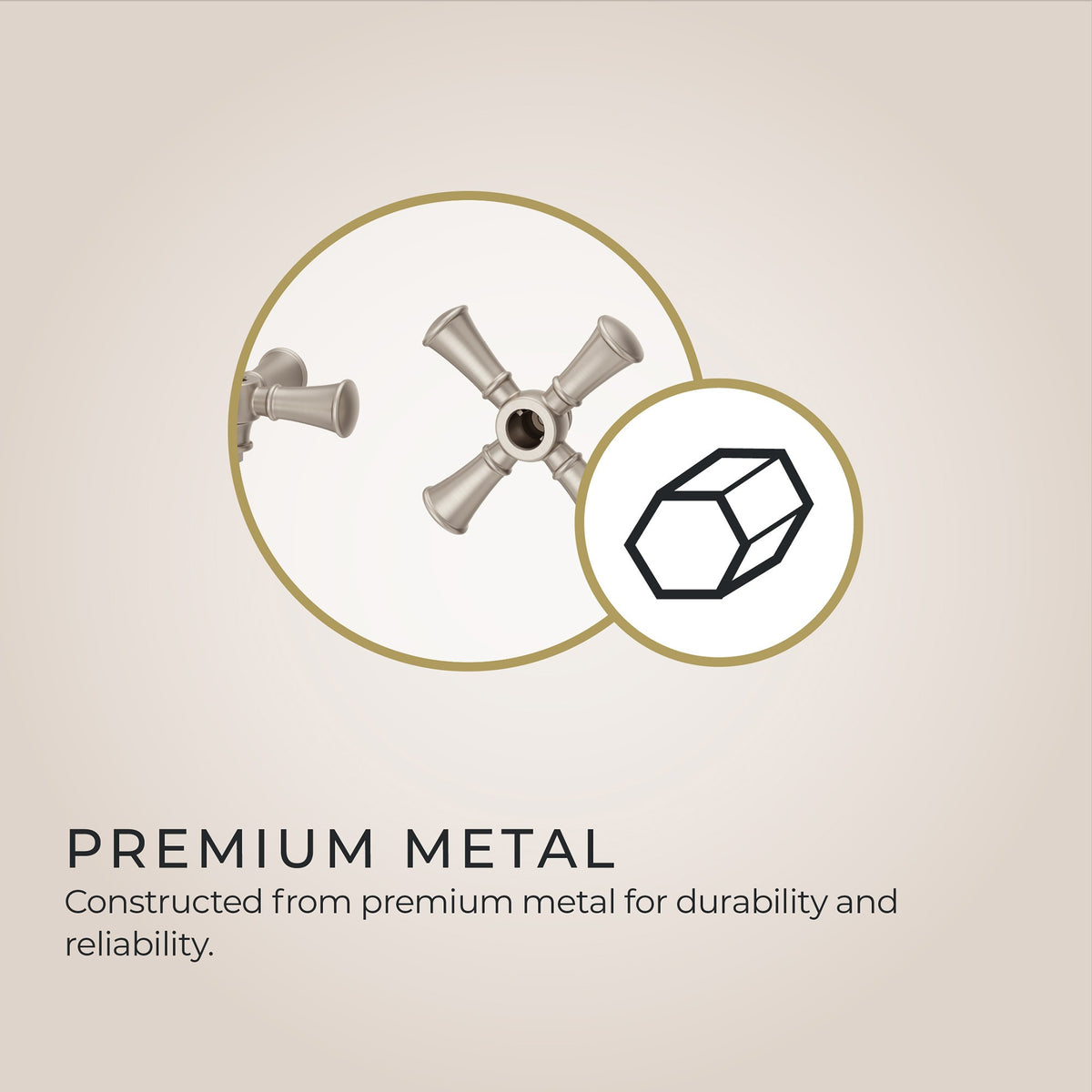 Pfister Tisbury Cross Handle Kit HHL-049TB in Brushed Nickel - view 3