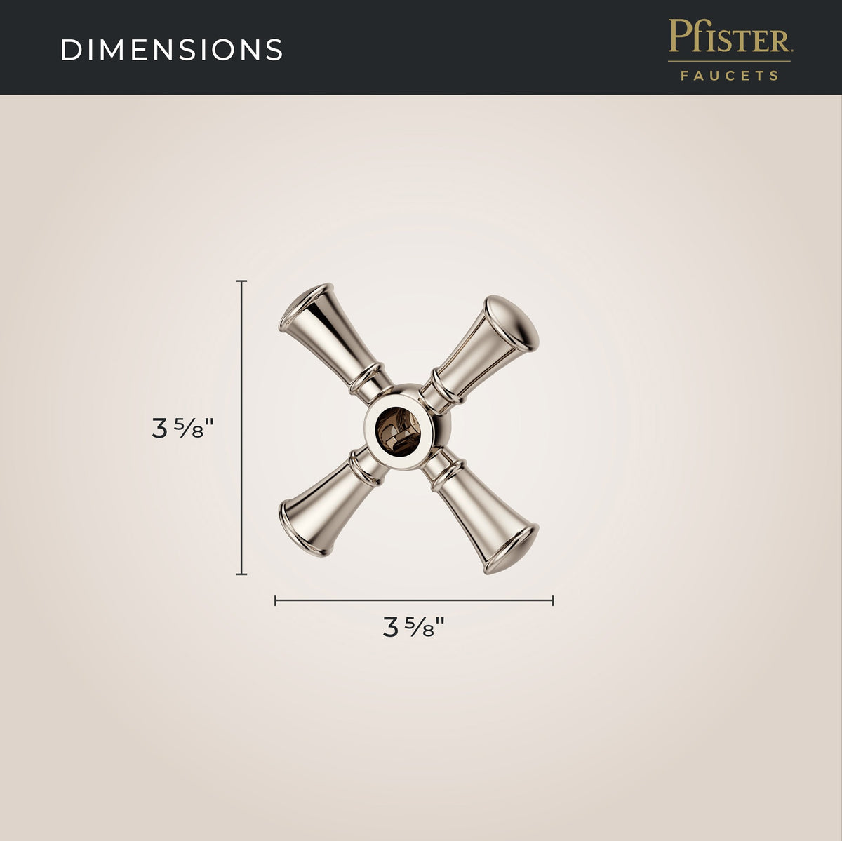 Pfister HHL-089TBD Polished Nickel - detail 1