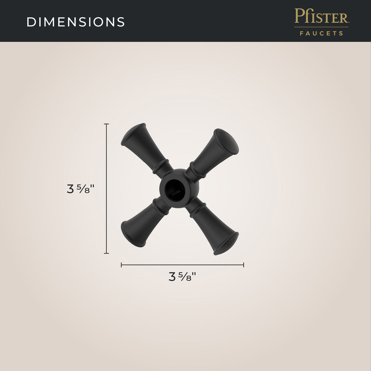 Pfister HHL-089TBSDB Spot Defense Matte Black - detail 2