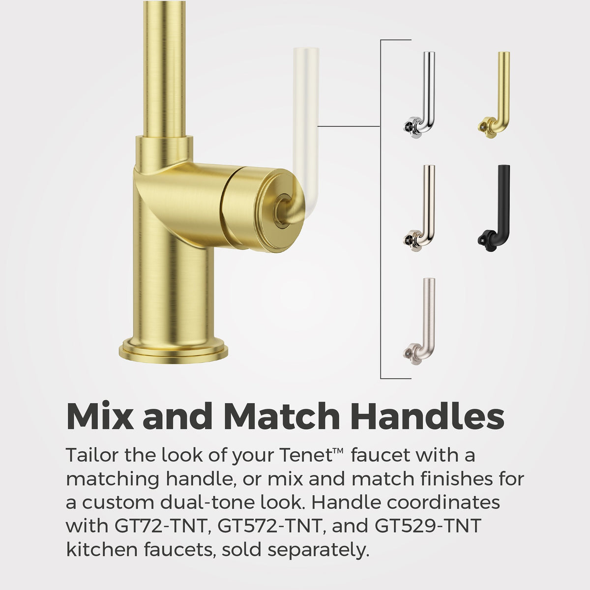 Pfister Tenet Handle Kit in Brushed Gold - view 2