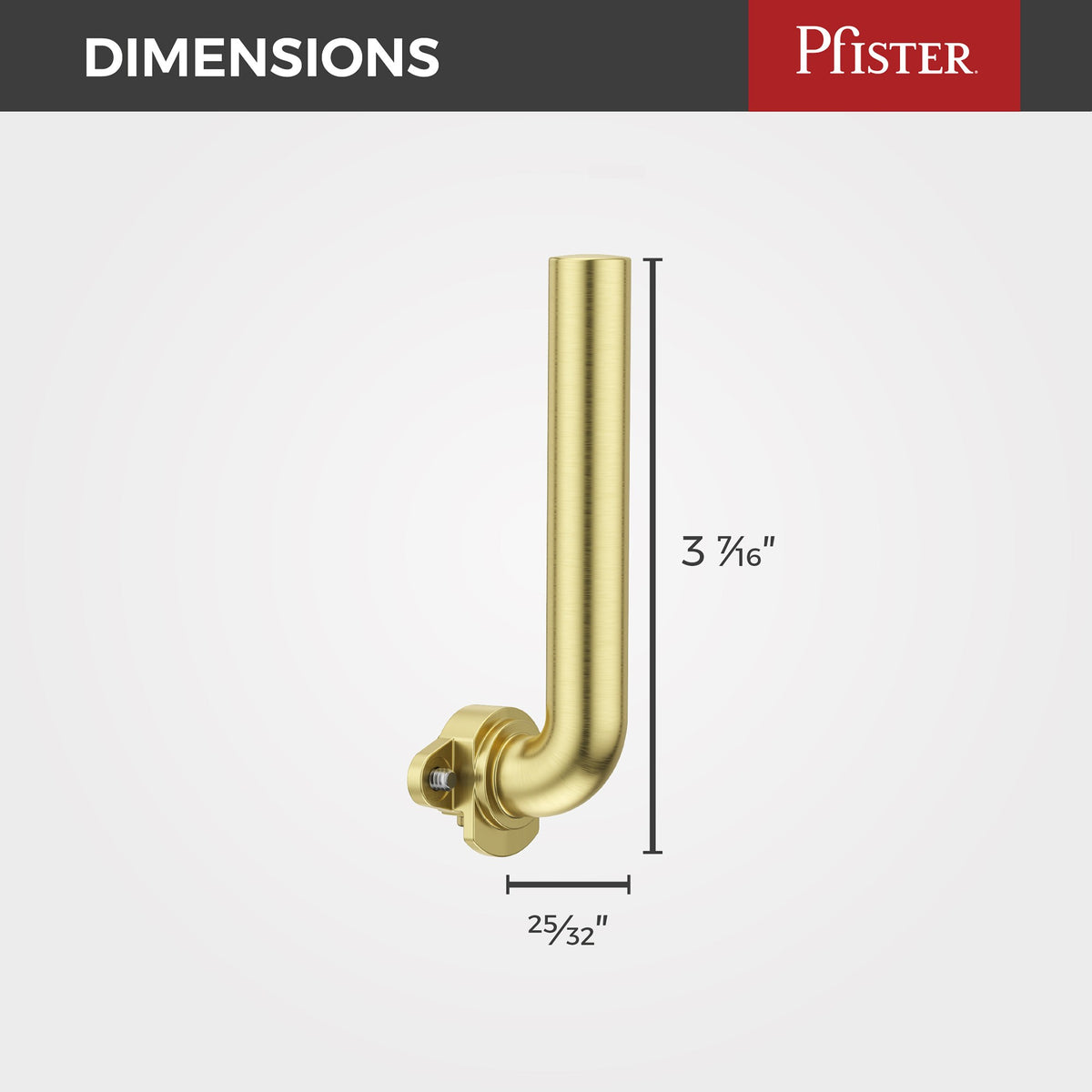 Pfister HHL-GTTNTBG Brushed Gold - detail 1