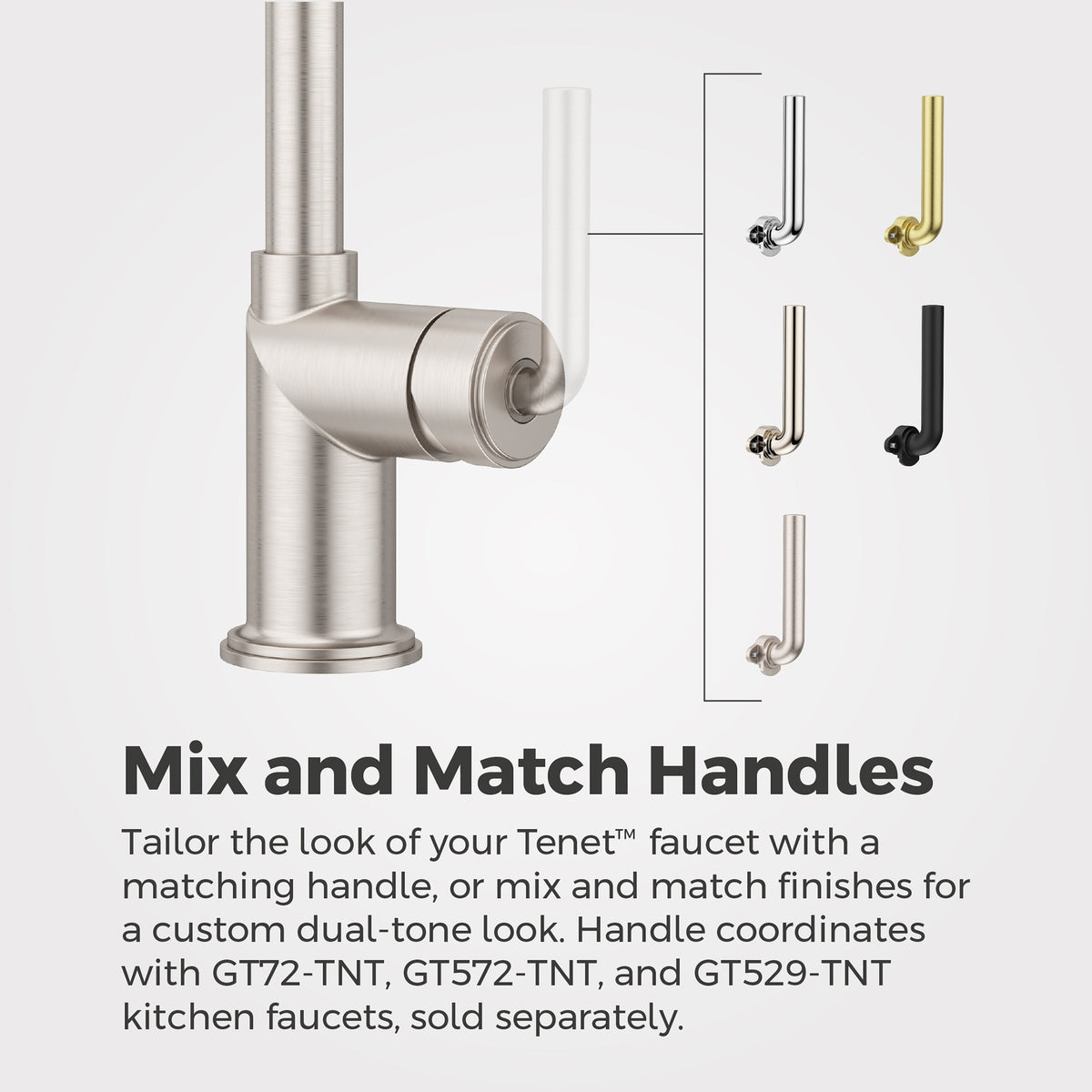 Pfister Tenet Handle Kit in Spot Defense Stainless Steel - view 2