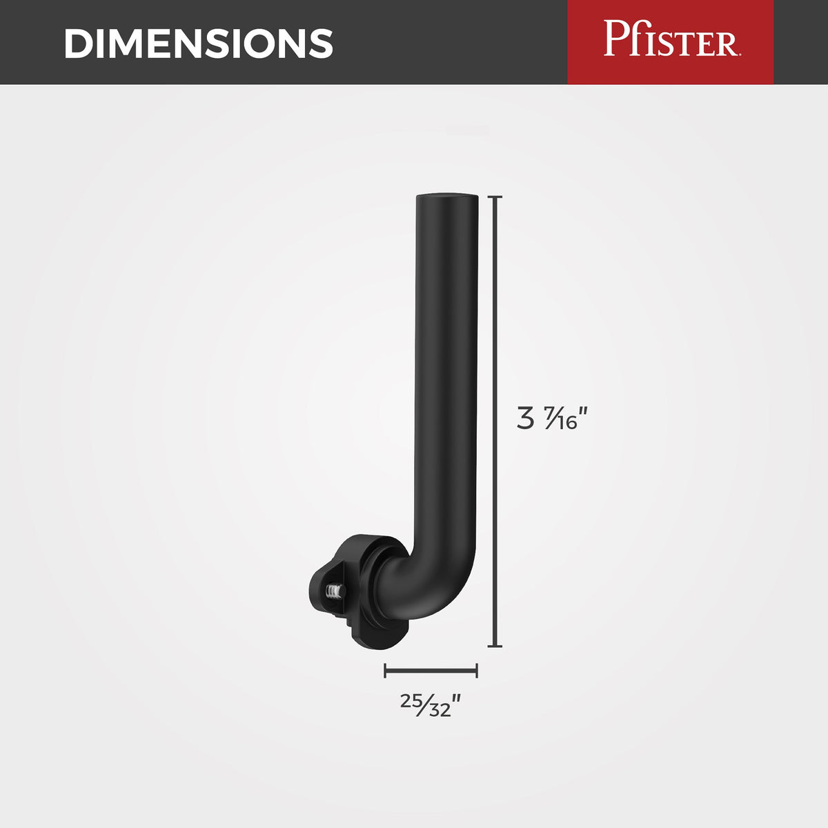 Pfister HHL-GTTNTSDB Spot Defense Matte Black - detail 1