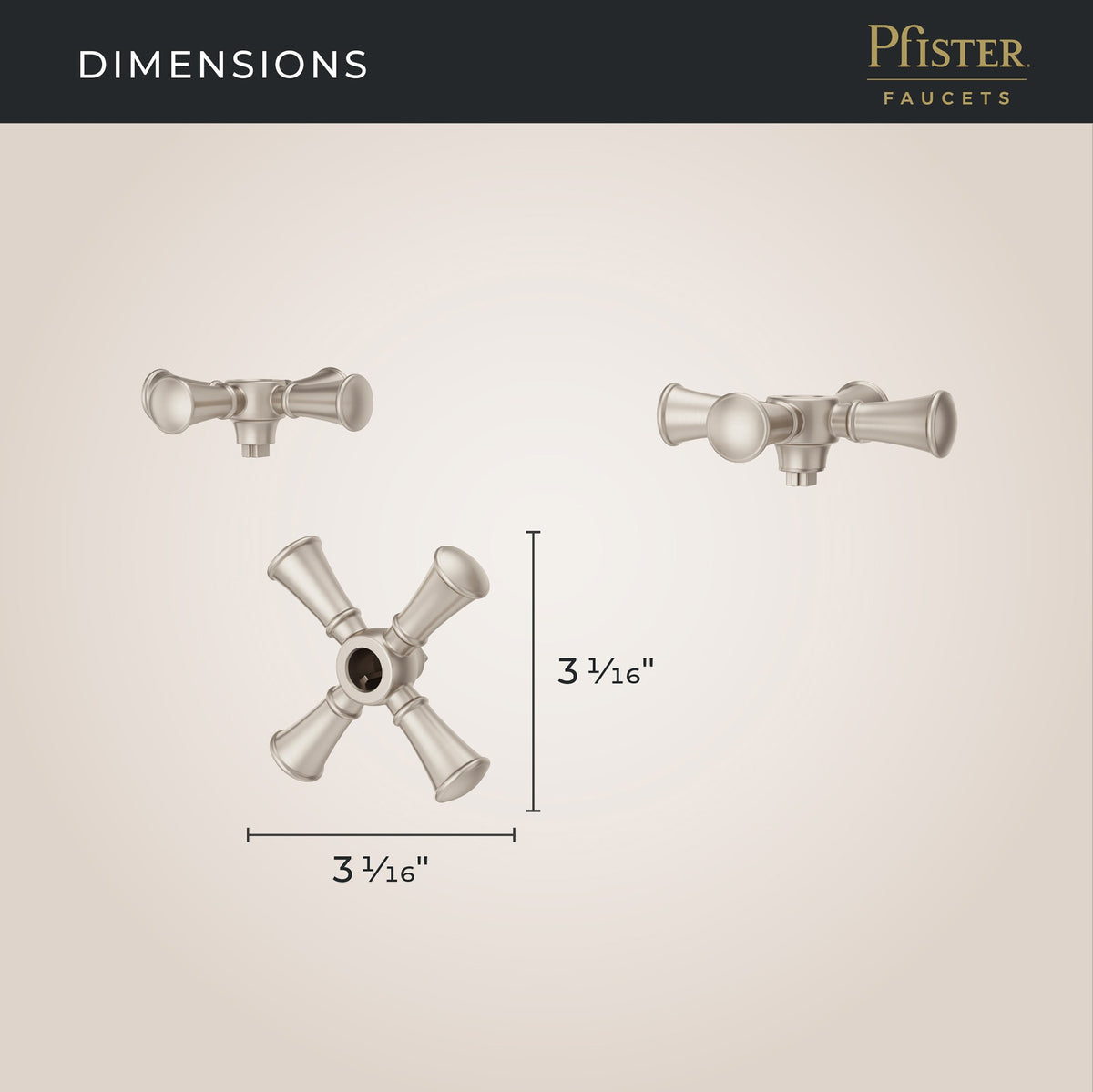 Pfister HHL-LG6-TBK Brushed Nickel - detail 4